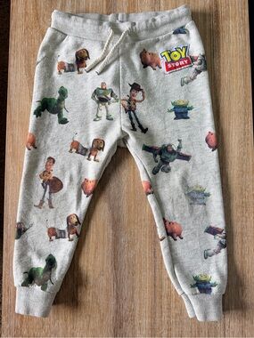 Zara Kids x Disney Toy Story All Over Print Joggers Sweatpants Size 2-3T
